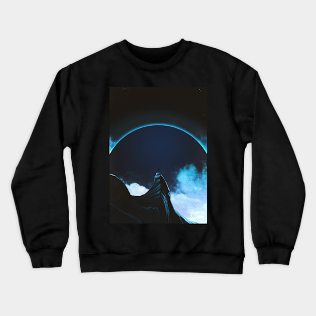 Full Dark Crewneck Sweatshirt by adampriester